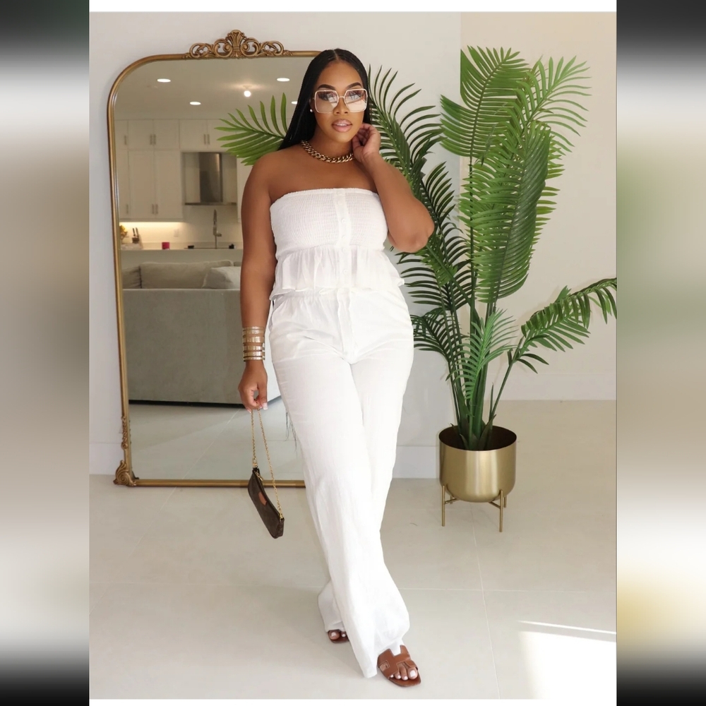 "Day Out" Linen Two Piece Set